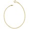 Kooljewelry 10k Yellow Gold Rope Anklet (1.5mm, 10 inch)