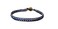 Infinityee888 Trendy Anklet Lapis Bead Ankle Bracelet 10 Inches Woven with Leather Cord Beautiful Handmade Hippie Bohemian Style