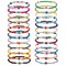 24 Pcs Beaded Evil Luck Eye Bracelets- Elastic Handmade Protection Bracelet Durable Mexican Bracelets Delicate Mal De Ojo Bracelets Evil Luck Eye Jewelry for Women Men Lucky Gift (Random Color)
