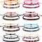 16 Pcs Boho Surfer Ankle Bracelet Set Surfer Bracelet Adjustable Waterproof Ethnic Bracelet Unisex Handmade Braided Bracelets Colorful Thin String Rope Jewelry Festival Clothes Accessory for Christmas