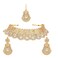 Efulgenz Crystal Indian Bridal Jewelry Indian Wedding Jewelry Sets for Women Rhinestone Crystal Choker Necklace Earrings Maang Tikka Set Bollywood Jewellery