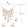Efulgenz Bridal Indian Jewelry Set Indian Jewelry Sets for Women Bollywood Jewelry Indian Flower Jewelry Set for Haldi Mehandi Jewelry