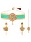 Efulgenz Crystal Pendant Choker Necklace Earrings Bollywood Indian Jewelry Set for Women
