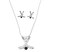 Infinity Collection Hockey Charm Necklace &amp; Earring Gift Set, Ice Hockey Jewelry, for Hockey Players, Hockey Moms &amp; Fans