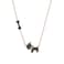 Ginger Lyne Collection Scottie Dog Bone Chain Pendant Necklace Stud Earrings Or Set Rose Gold Over Sterling Silver Black Cubic Zirconia Charm Puppy Lover Gifts Paw Pet Jewelry