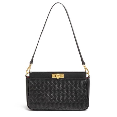 Woven Shoulder Bags for Women Trendy Woven Purses for Women Vegan Leather Hobo Bag Shoulder Handbags