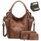 Hobo Bags for Women Handbags Purse Ladies Boho Shoulder Bag Crossbody Purses Brown