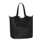 Iswee Picotin Bag Soft Leather Bucket Bag Shoulder Bag Black Hobo Bag Genuine Leather Handbags for Women Tote Crossbody (Black)