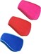 3 Pcs Ear Warmer Fleece Headbands Ear Muffs Winter Running Gear for Women Men Adult Kids (Blue, Red, Rosy)