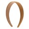 Motique Accessories 1 Inch Wide Suede Like Headband Solid Hair band for Women and Girls - Tan