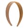 Motique Accessories 1 Inch Wide Suede Like Headband Solid Hair band for Women and Girls - Tan