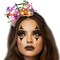 Coridy Light up Halloween Headband Orange Pumpkin Headbands Spider Silk Polka Dot Mesh Hairband for Women(B-Spider)
