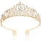 Crystal Tiara Crown with Combs