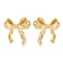 Gold Silver Bow Earrings for Women Cute Ribbon Earrings Silver Bow Stud Earring Bow Knot Earrings for Women Christmas Birthday Jewelry Gifts