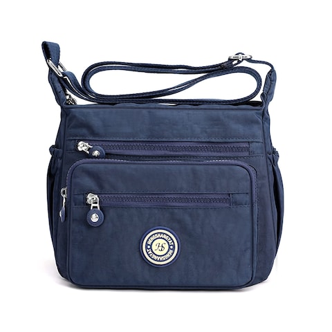 LassZone Women&#39;s Shoulder Bags Multi-Pocket Casual Crossbody Bag Handbags Waterproof Nylon Messenger Travel Bags Ladies Tote
