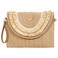 Bausweety Straw Crossbody Bag for Women Summer Beach Envelope Purse