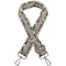 Duwi Wide Purse Strap Jacquard Guitar Style Strap Multicolor Canvas Adjustable Crossbody Bag Strap(no,white,gold)