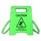 Caution Stop Sign Catwalk in Progress Funny Purse Messenger Bag Shoulder Crossbody Bag for Women (Green)