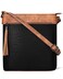 SYTRAH Crossbody Purses for Women, Premium Vagan Leather Crossbody Bag, Adjustable Strap Lightweight Shoulder Bag with Tassel Black Brown