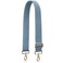 Allzedream Thick Purse Strap Wide Adjustable Replacement Crossbody Bag Handbag (Light Blue-Gold Hardware)