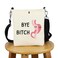 G2TUP Surgery Gastric Awareness Gift Bye B*tch Crossbody Bag Gastric Sleeve Bariatric VSG Travel Bag Surgery Medical Gift (Bye B*tch X)