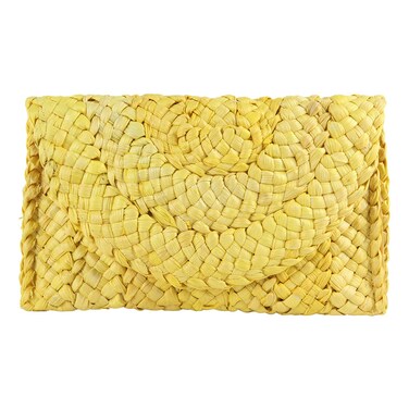Freie Liebe Straw Clutch Purses for Women Summer Beach Bags Envelope Woven Clutch Handbags