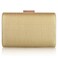 HHBOXIU Women Evening Gold Purses Clutch Bags Formal Party Clutches Wedding Purses Cocktail Prom Handbags (gold)