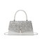 YYW Clutch Purses for Women Formal, Evening Clutch Evening Handbags Vintage Purses Handbags with Detachable Chain for Wedding Bridal (B silver)