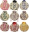 Pack of 10 Indian Ethnic Potli Bag Ladies Handbag Purse for Bridal Batwa Pearls Handle Purse Clutch Purse for Women
