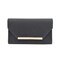 TrendsBlue Elegant Solid Color Velvet Clutch Evening Bag Handbag, Grey