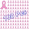 25 Pcs Breast Cancer Pins Breast Cancer Awareness Bulk Items Pink Hope Ribbon Lapel Pins Enamel Jewelry Brooches Pins for Women