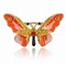 butterfly brooch pins for women fashion Woman&#39;s enamel crystal rhinestone butterfly brooches pin set for Clothes Dresses (Orange&amp;Yellow)