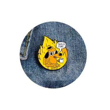 LUKGELYAM Cute Enamel Pins Cartoon Lapel Pin Brooch Badge for Backpack Jackets Funny Tiger Pins for Gift Anime Enamel Pin for Clothing Hat Decoration