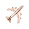Seakuur Airplane Brooch Pin Plane Small Cute Aircraft Brooch Lapel Pins Collar Badge for Backpack Shirt Bag Accessories (Gold)