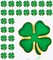 25/50/100/200 pieces St. Patrick&#39;s Day pin small green enamel Four leaf clover lapel pin brooches pins badge Ireland Irish Souvenir gift bulk (25)