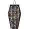 PACMAXI Hanging Brooch Pin Storage Organizer, Hexagon Style Enamel Lapel Pin Holder, Holds Up To 120 Pins(Black 2)
