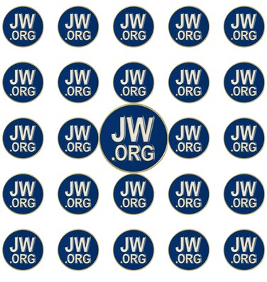 JW.org Lapel Pins Enamel JW.org Neck Tie Hat Tack Clip Women or Men Suits Round Blue Jehovah Witness Lapel Pin bulk (100)