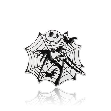 KEYCHIN Jack Skellington Brooch Jack Fans Jewelry Jack Nightmare Enamel Pin Nightmare Jack Merch (Jack Brooch), Large