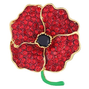 Poppy Brooch Pin Jewelry Memorial Day Jewelry Lest We Forget Enamel Poppy Brooch Pins for Women Men Memorial Day Veterans Gifts Red Poppy Pins Lapel Brooches (1 PC)