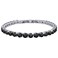 JEROOT Magnetic Bracelets for Women, Stainless Steel Bracelets for Women with 5mm 5A+ Cubic Zirconia, Classic Adjustable Magnetic Tennis Bracelets with 3500 Gauss Magnets