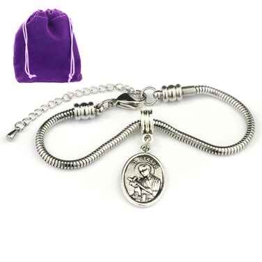 St Gerard Bracelet   Patron Saint of Pregnancy Saint Gerard Bracelet is a Great Gift for Women or Men that are Expecting The St Gerard Medal for Pregnancy Bracelet is a Great Fertility Gift