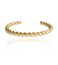 Altitude Boutique Twisted Rope Gold Bracelet   Cuff Bangle Gold Bracelets for Women   Classy Stackable Bracelet   18K Gold Plated, Adjustable Best Friend Bracelets (Gold)