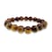 ARIHANT GEMS AND JEWELS Tiger Eye Triple Protection Bracelet Natural Stones Reiki/Yoga Healing Distance Charm Bracelet Gemstone Stretchable Bracelet for Men &amp; Women (10 mm Tiger Eye Bracelet)