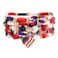 Lonext USA American Flag Bracelet for Women Mens Decorations Gifts Red Blue White Bracelet Patriotic 4th of July Independence Day Gift
