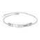 YinShan 925 Sterling Silver Inspirational Bar Bracelets with Message I Love You 3000 for Women Iran Fans Gift Family Love Cuff Bangle Bracelet Friendship Mantra Jewelry Adjustable (I Love You 3000)