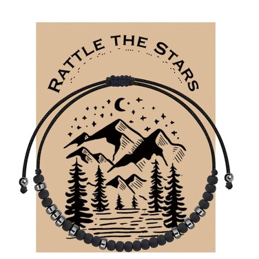 MAOFAED Rattle The Stars Morse Code Bracelet For Men Women Velaris City Of Starlight Gift The Night Court Gift (rattle stars morse)