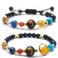 Harry and Henry Solar System Bracelet Space Bracelet Universe Bracelet Natural Stone Bracelet Bead Bracelet Planet Bracelet Moon Star Bracelet Jewelry Gift for Women
