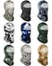 Geyoga 9 Pcs Summer Balaclava UV Sun Protection Full Face Covering Ice Silk Mask Cover Head Sports Face Covering(Camo Style)