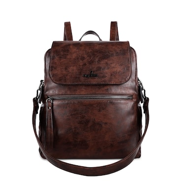 Angel Kiss Backpack Purse for Women Casual Fashion Vegan Leather Shoulder Bag Ladies Zipper Magnetic Flap Backpack