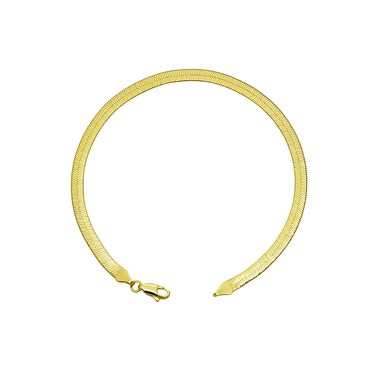 BA UNIQUE FASHION Anklet for Women Fits Petite to Plus Size in 8",9",10",11",12" Miami Cuban, Herringbone Chain 14K Gold Plated Ankle Bracelet - Made in Korea (12.00, 3mm Miami Cuban)